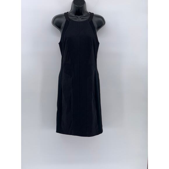 RAG & BONE Women's Black Crewneck Sleeveless A-Line Knee Length Dress SZ 4 - Picture 1 of 10